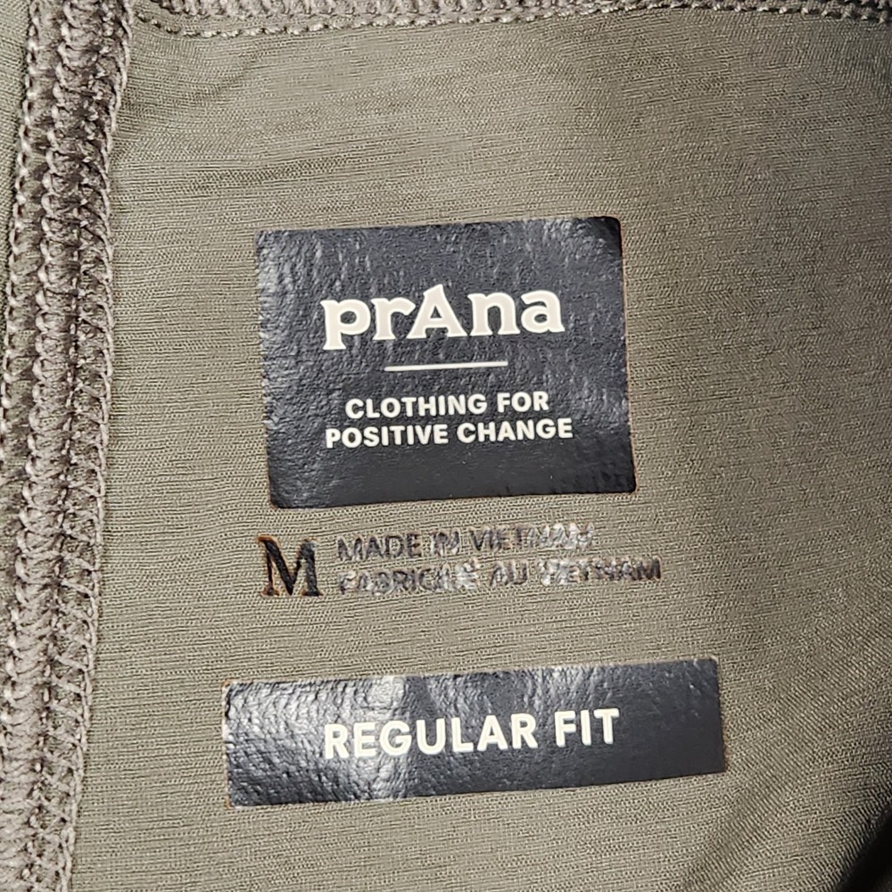 Prana Pants Womens Medium Olive Green Daily Koen Hiking Outdoor Pullon Stretch - Picture 5 of 11